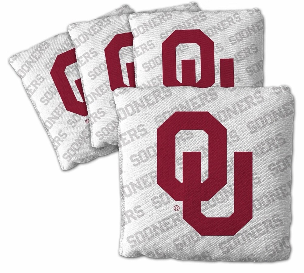 YouTheFan Oklahoma Sooners Cornhole Bags Set of 4 All Weather Regulation